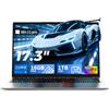 MITUNTUN Notebook 17,3 7Y57, 16GB RAM, 1TB SSD, Tastiera Completa | 2 core/4 thread fino a 3,2 GHz, pannello IPS, tastiera retroilluminata, tastierino numerico, cerniera 180° e USB-C.