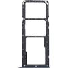 Generico Carrello Vassoio alloggio tray compatibile con REALME C35 RMX3511 / NARZO 50A PRIME RMX3516 Porta scheda nano Sim1+ SIM 2 + SLOT SLITTA Alloggio Memoria Micro Sd CARD (Nero)