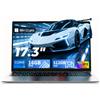 MITUNTUN Notebook 17,3 i5-7Y57, 16GB RAM, 512GB SSD, FHD, Win 11 Pro | 2 core/4 thread fino a 3,2 GHz, pannello IPS, tastiera retroilluminata, tastierino numerico, cerniera 180° e USB-C.