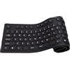 Sxhlseller Tastiera in Silicone con 109 Tasti e Digitazione Silenziosa | Costruzione Flessibile in Silicone, Design Arrotolabile e Pieghevole, Digitazione Silenziosa, Spazio di Archiviazione