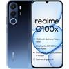 realme Smartphone C100X 4G, 4 GB + 256 GB, batteria in titanio da 7500 mAh, ricarica rapida da 45 W, ricarica posteriore da 6 W, display LCD da 6,8 pollici 120 Hz, MIL-STD 810H, resistente agli urti