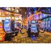 BELECO 2.1x1.5m Tessuto Sala da casinò Sfondo Gioco d'azzardo Slot machine Fortuna Gioca Casinò Gamble Sala da gioco Fotografia Sfondo Casinò Decorazioni per feste a tema Ritratto Foto