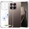 Choeeu ChoosEU Trasparente Cover per Xiaomi Mi 15T Pro, Blu Dente di leone | Sottile TPU Silicone Trasparente Custodia, Disegni Colorate Fiore Fiori Motivo, per Ragazza, Antiurto Protettiva Morbido Case