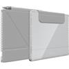 TUDIA M-FLIP V2 Cover per Onyx Boox Go 7/ Color 7 (Gen 1/2) - Grigio | Si Adatta con/senza Stilo Custodia Magnetica Staccabile con Supporto Regolabile e Retro Trasparente