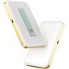 FIRSTNUM Router Wi-Fi mobile M5, hotspot mobile 4G LTE, Wi-Fi portatile per viaggiare, senza contratto e scheda SIM, router da viaggio in oltre 150 paesi con 1 GB di volume dati 0 al mese