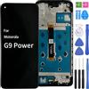iYAiYO Schermo LCD Display Digitalizzatore Touch Screen Ricambio Compatibile con Motorola G9 Power XT2091-3 XT2091-4 Schermo Completo con Cornice-Nero