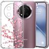 Choeeu ChoosEU Trasparente Cover per Honor Magic 7 Lite con Fiori, Sakura Rosa | Sottile TPU Silicone Trasparente Custodia, Disegni Colorate Fiore Fiori Motivo, per Ragazza, Antiurto Protettiva Morbido Case