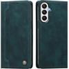 rongki Custodia per Samsung Galaxy A05S/F14 4G, Cover in Pelle Sintetica Portafoglio con Slot per Carte, Supporto, Chiusura Magnetica, Antiurto Case per Samsung A05S/F14 4G, Verde scuro
