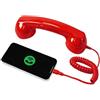 Generico Cornetta Telefonica retrò con Cavo, Microfono E Altoparlante | Cornetta Telefonica Retrò Di Tipo C Con Audio Nitido Per Smartphone E Laptop, Ideale Per Teleconferenze, Chat E Riunioni