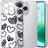 Choeeu ChoosEU Trasparente Cover per Honor 400 Lite 5G con Fiori, Love | Sottile TPU Silicone Trasparente Custodia, Disegni Colorate Fiore Fiori Motivo, per Ragazza, Antiurto Protettiva Morbido Case