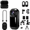 Xilecam 2.7K Body Cam Magnetica, Resistente Schizzi, Custodia Ricarica | Bodycam 16GB, Visuale POV Telecamera Portatile, Custodia Ricarica. Autonomia batteria fino a 500 min, Per Ciclismo e Vlogging
