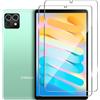 Ebzzliy Vetro Temperato per Teclast M50 mini, 2 Pezzi Pellicola Protettiva | Ebzzliy HD Chiaro, Durezza 9H, Ultra Resistente, Senza Bolle Protezione Schermo