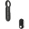 1neiSmartech Tastiera Pad 3 Pulsanti Gommino Per Chiave Telecomando 3 Tasti Ricambio Compatibile Per Auto Fiat 500 600 Punto Evo Bravo Lancia Y Musa (Colore Nero)