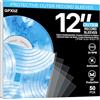 GPXIIZ 50x Buste Vinili 33 Giri Esterne 12 Pollici con protezione UV | Resistente Agli Strappi | Density Custodie Protettive in Polietilene per LP Singoli Doppi | Protezione Vinile Copertine Cover