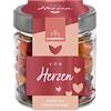naschlabor Orsetti gommosi a forma di cuore | Scatola regalo in gomma di frutta | Regalo per amore | Il tuo partner è felice | Bicchiere da regalo di cuori gommosi | naschlabor