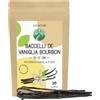 Alpi Nature 20 Bacche di Vaniglia Bourbon Madagascar 15-17cm | Vaniglia Bacche Madagascar Qualità Premium per Dolci, Ideale per Torte, Biscotti, Gelati e Budini