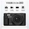 Yashica City 200 Black - Fotocamera Digitale Compatta