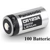 Panasonic batterie CR123 panasonic DL123 CR123A CR17345 LITIO 3V softair allarme antifurto