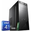 Assemblati PC DESKTOP COMPUTER FISSO INTEL QUAD CORE 2.7GHZ RAM 8GB/DVD/WIFI/HDMI/SSD 240GB