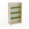 GIODIARREDA Mobile Kubò Betulla A Giorno H 150 cm Ripiani Verde Kiwi - Conforme CAM