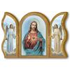 F.LLI BONELLA Fratelli Bonella | Trittico devozionale in legno di Gesù 6x9cm | Made in Italy