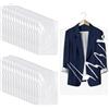 GUOYOU 30 Pezzi Plastica Custodie per Abiti, Trasparente Copriabiti Antipolvere, Appendibili Antipolvere Custodia Porta Abiti da Armadio, Adatti per Camicie Giacche Maglioni (60 x 90CM)