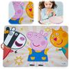 SRV Hub Tovaglietta per bambini con licenza Peppa Pig, tappetino per i pasti con design colorato, tappetino antiscivolo riutilizzabile, facile da pulire, tovaglietta da pranzo per bambini da 42 cm, promuove