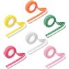 Pushiibee 6 Rotoli di Nastro Adesivo in Pizzo Multicolore, Bordo in Pizzo in 6 tonalità, Pizzi Multicolori in Tessuto Stile Vintage per Fai da Te Matrimonio Scrapbooking e Scatole Regalo