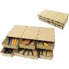 HobbyHold Organizer Modellismo 6 Cassetti - Portautensili e Porta Colori | Compatto contenitore da scrivania per miniature e verniciatura - ideale per Warhammer, hobby e modellini da collezione