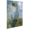 Giallobus - Quadro - Claude Monet - Donna con ombrello - Vetro acrilico - 35x50 - Pronto da appendere - Quadri moderni per la casa