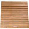 Generic Tappetino da doccia in legno di teak, piattaforma antiscivolo per anziani e adulti, larghezza 60 x 110 cm, comodo pedana per bagni interni