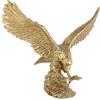 Miskall Statua Dell'Aquila in Resina Statua Dell'Aquila Decor Vivida Decorativa Statua Dell'Aquila Scultura Frgurine per La Visualizzazione del Desktop Dell'Ufficio del Soggiorno di Casa