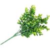 Cabilock Piante Artificiali Decorative Realistiche 6 Pezzi in Plastico Verde | Effetto Naturale, Bassa Manutenzione e Colore Stabile, per Natale e Guesthouse