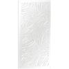 Generic Quadro traforato per arredamento modello TIGER - Pannello In PVC Traforato - Parasole colore bianco 47X94 CM