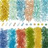 PH PandaHall 6000 Perline di Vetro Multicolore, Rotonde e a Tromba, 1200 pz 6~8x2mm, 4800 pz 2mm, Perline per Gioielli Fai da Te