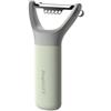 BergHOFF Balance - Pelapatate a Y con grattugia da 12,7 cm, lama affilata in acciaio inossidabile, manico in materiale riciclato morbido al tatto, rimozione occhi di patate integrato, rimuove la