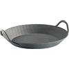 Tornwald-Schmiede padella di ferro: Padella forgiata a freddo, 2 maniglie, Goffratura a diamante, Ø 24 cm, Altezza 2,9 cm (da portata, in ferro battuto, wok)