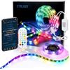 ETRLNXY RGBIC - Striscia LED da 3,5 m, retroilluminazione per TV da 40 a 55 pollici, Smart LED TV, app e telecomando, sincronizzazione con musica, illuminazione IC integrata a LED USB, decorazione per feste