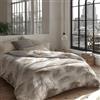Zelesta Royalbed Piumone 2-in-1 Una Piazza e Mezza 200×200 cm - Trapunta e Piumino Reversibile 4 Stagioni, Lavabile, Anallergico, Morbido, Leggero e Termoregolante, Premium (Palm Leaves)