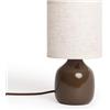 LEDKIA LIGHTING LEDKIA Lampada da Tavolo Ceramica Cleo S Marrone