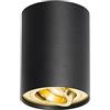 Qazqa rondoo up - Faretto Moderno - 1 luce - Ø 97 mm - Ottone - Moderno - Soggiorno I Camera da letto I Sala da Pranzo I Cucina