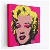 Artis Laboratory Poster Andy Warhol Riproduzione Marilyn 100x100cm - Stampa su Tela Artistica SENZA CORNICE, Quadri Moderni Soggiorno, Arredo Casa Ufficio, Eco-Friendly, Made in Italy