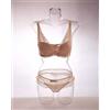 ENHEN Manichino Manichino Donna Mezzo Busto Trasparente - Busto in Plastica Chiara per Abiti, Lingerie, Costumi - Forma Reale Leggera per Boutique, Foto, Fiere(Small Size)