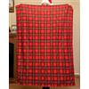 o-day Plaid Natalizio Singolo 130x160 Coperta Natale in Pile Morbida per Divano | Fantasia Tartan Rosso Classico, Pile 100% Poliestere, Singolo 130x160, Lavaggio a Mano 30 Gradi, Divano e Poltrona
