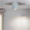 Licht-Erlebnisse Faretto da superficie metallo bianco soggiorno cucina corridoio A: 15,5 cm E27 max 60 watt cilindro rotondo moderno plafoniera DOWNLIGHT