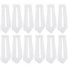 SHINEOFI 12 Pezzi Supporti Trapezoidali per Cornici Foto in Plastica | Supporto Stabile per Quadri e Opere, Esposizione su Scaffale o Cucina, per Addetti al Dettaglio