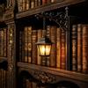 WXJHNYBS Separa Libri Con Lanterna Illuminazione Decorativa Per Scaffale, Bookshelf Lamp Halloween Luci Lampade Da Tavolo Da Studio Per Camera Da Letto,A