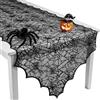 YUSHWENPTY Runner da Tavola Halloween 45x183cm Tovaglia con Ragnatela di Ragno (Tipo2) | Decorazioni per la Tavola di Halloween Nero Paventose per Feste Cene Eventi a Tema Vacanze Cucina Interni ed Esterni