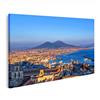 islandburner Quadro su tela panoramico Napoli con Vesuvio sullo sfondo, Napoli, edizione Z2