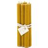 L'Abella 100% candele di cera d'api provenienti dalla Spagna prodotto naturale puro direttamente dall'apicoltore profumo di miele realizzate a mano 6 candele da circa 20 cm x 2 cm quantità 1 pezzo